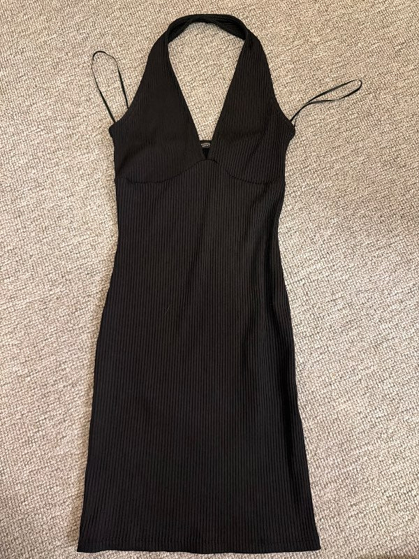 Svartur minidress