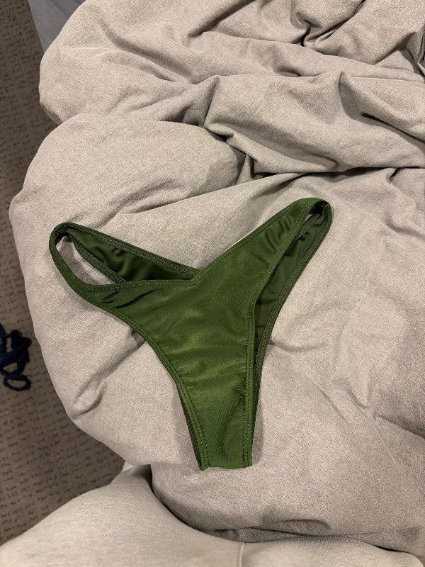 Grænar bikini buxur