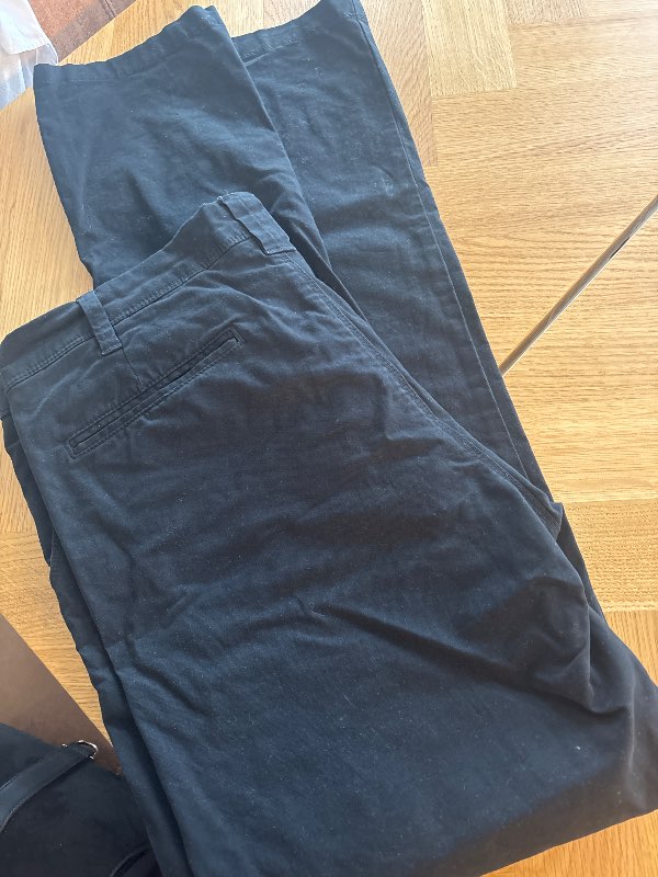 Bruun &Stengade slimfit svart kskkbuxur