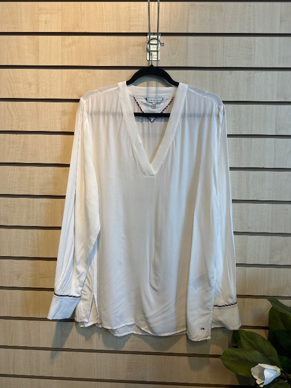 tommy hilfiger hvit blússa