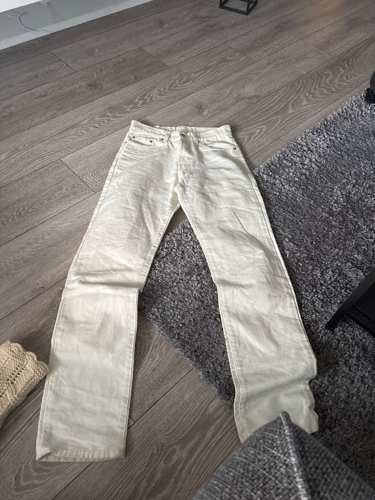 Carhart hvítar gallabuxur
