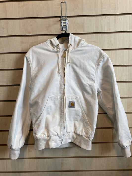 carhartt hvitur jakki