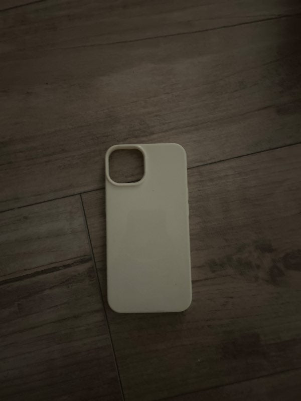 Hvítt símahulstur fyrir iphone 14/15