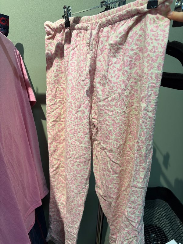 Bleikar vintage náttbuxur