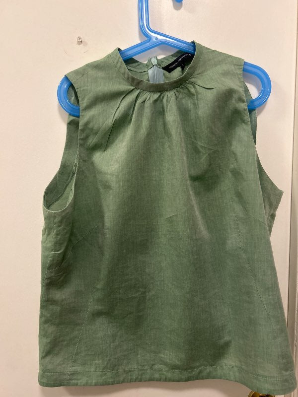 French connection mint green blouse