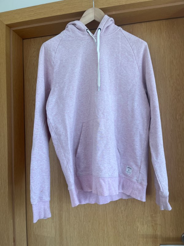 Bleik carhartt hettupeysa