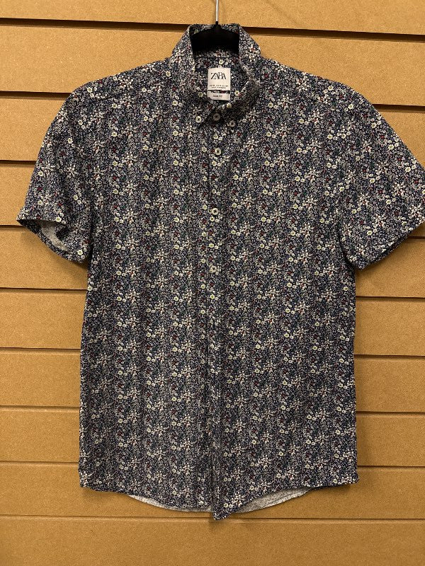 Zara stutterma blómaskyrta