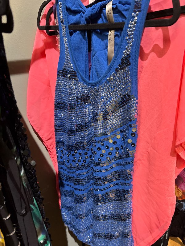 Blár sequin bolur