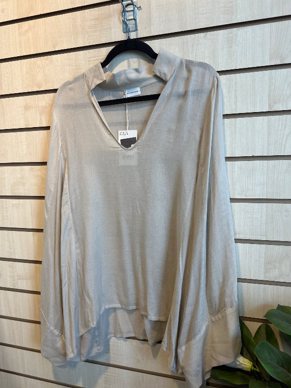 ný malene birger beige viskos ull