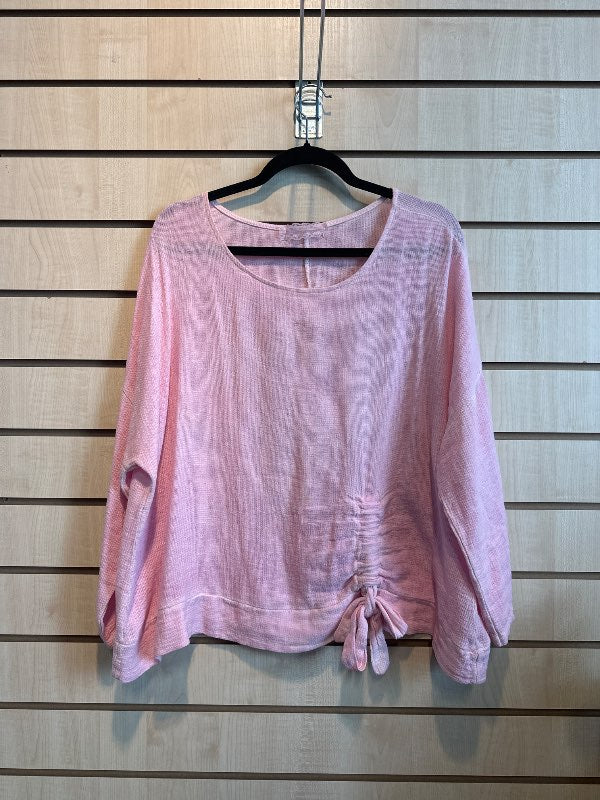 bleik cotton blussa