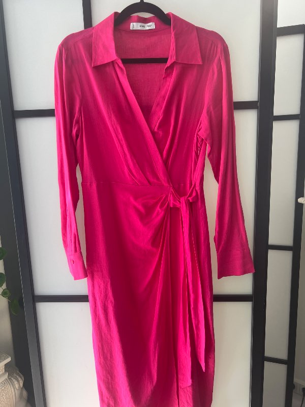 MANGO hörkjóll PINK