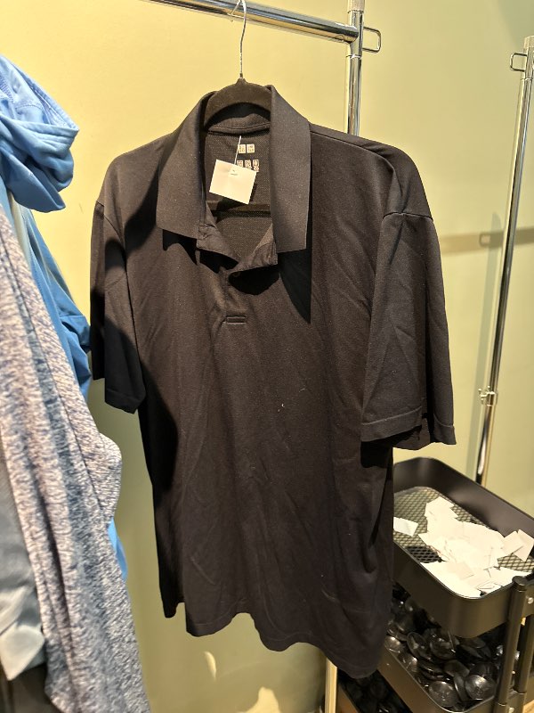Uniqlo polo bolur svartur