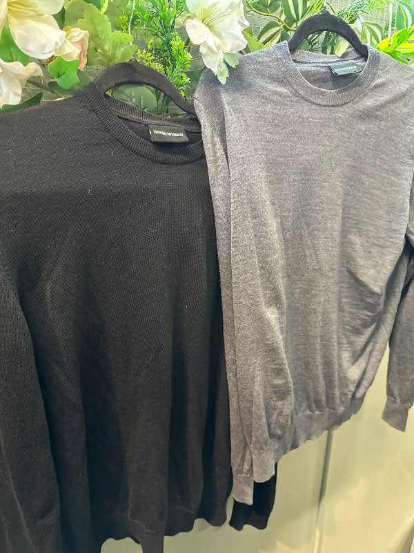 Emporio Armani Virgin Wool Peysa