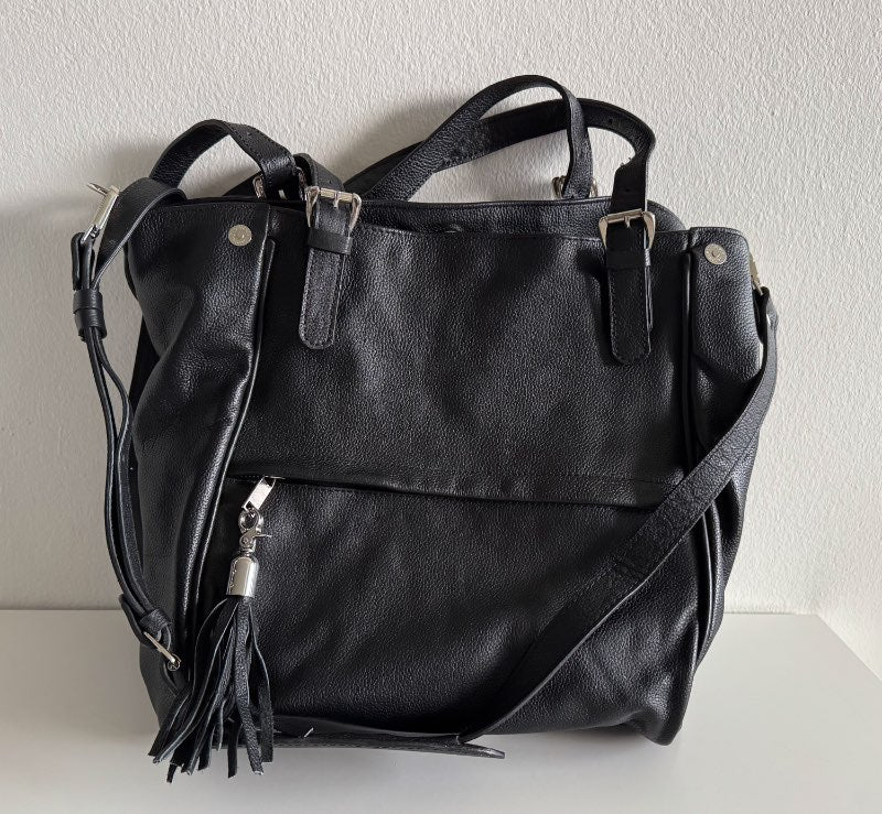 NEW leather tote bag