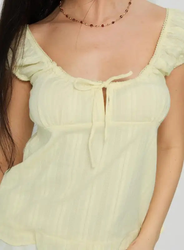 PrincessPolly tie up top